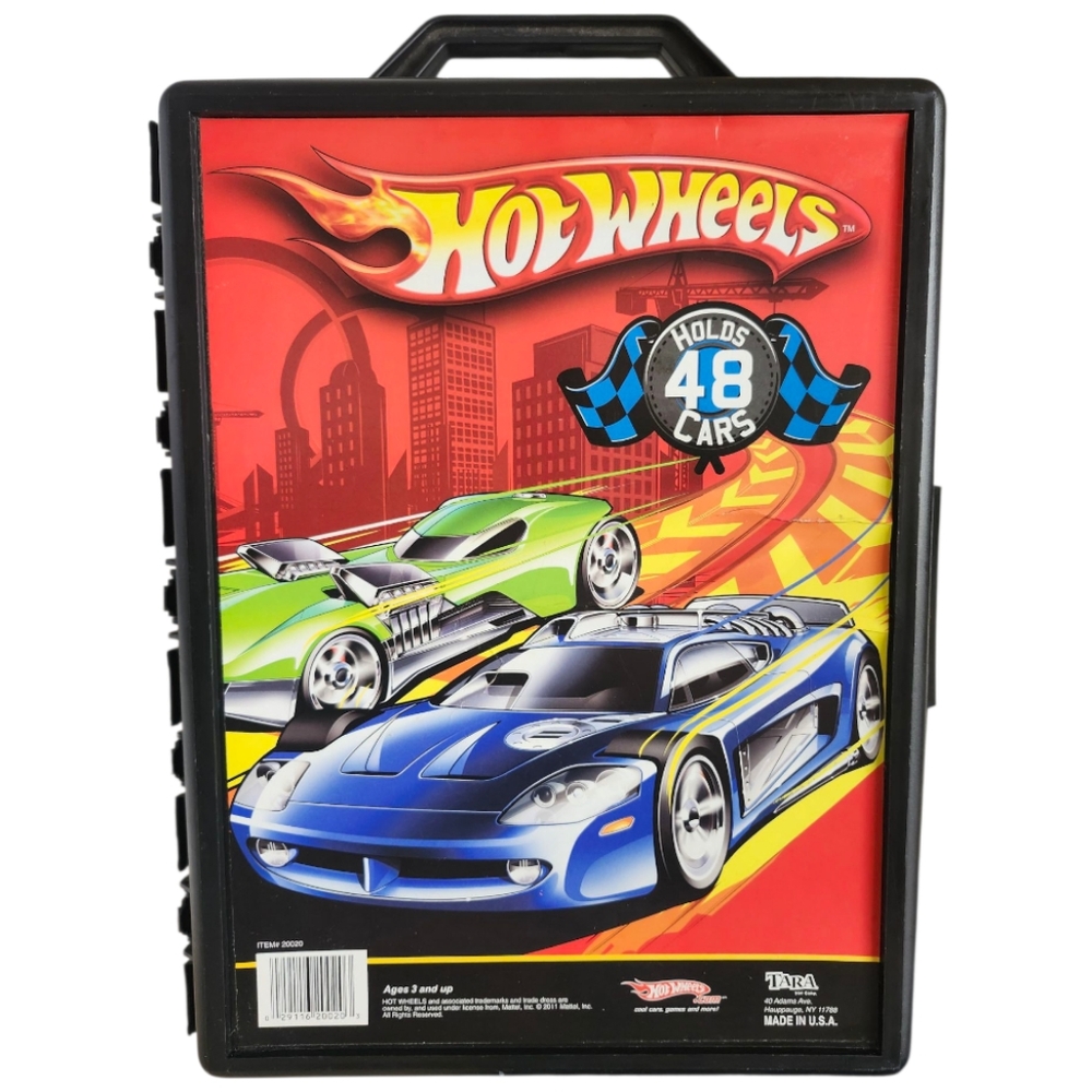 Hot Wheels Cars 2011 Storage Carrying Case Organizer 48-Car Slots Empty